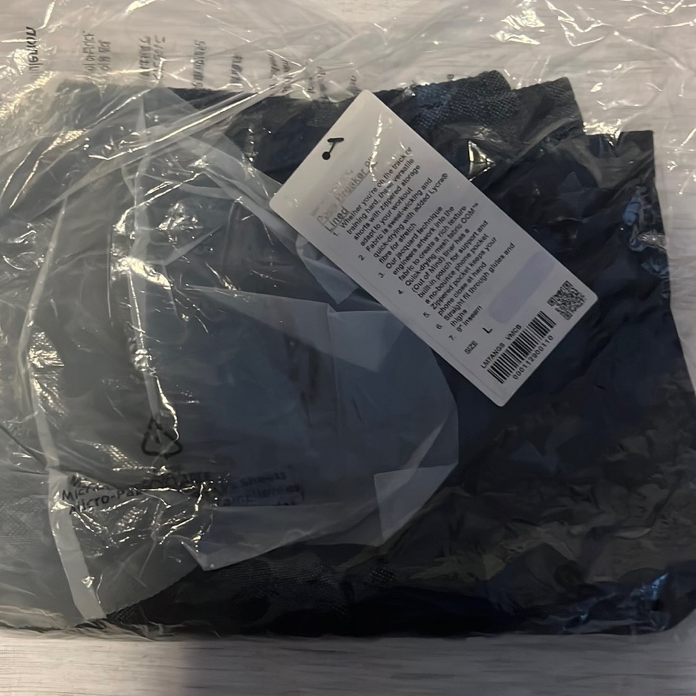 Lululemon Pace Breaker Short 9” lined